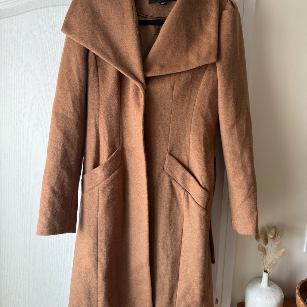 Karl Lagerfeld Tan long Coat